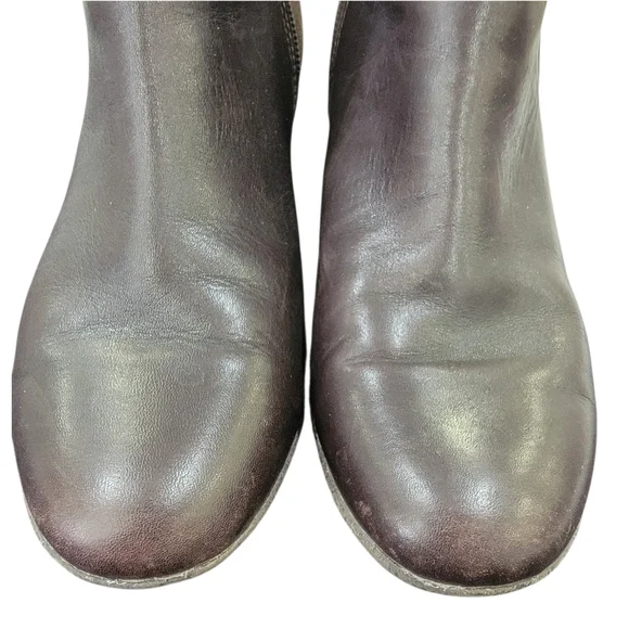 Geox Respira Amelia Brown Ankle Boots Suede Leather Wedge Booties Women’s 38.5 - Picture 11 of 16